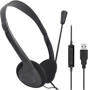 Headset w/Microphone USB